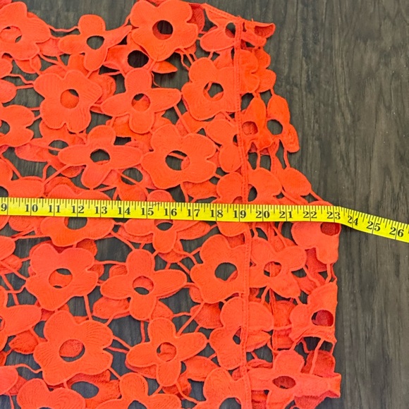 Maeve Orange Floral Cutout Camisole Top - Picture 13 of 13